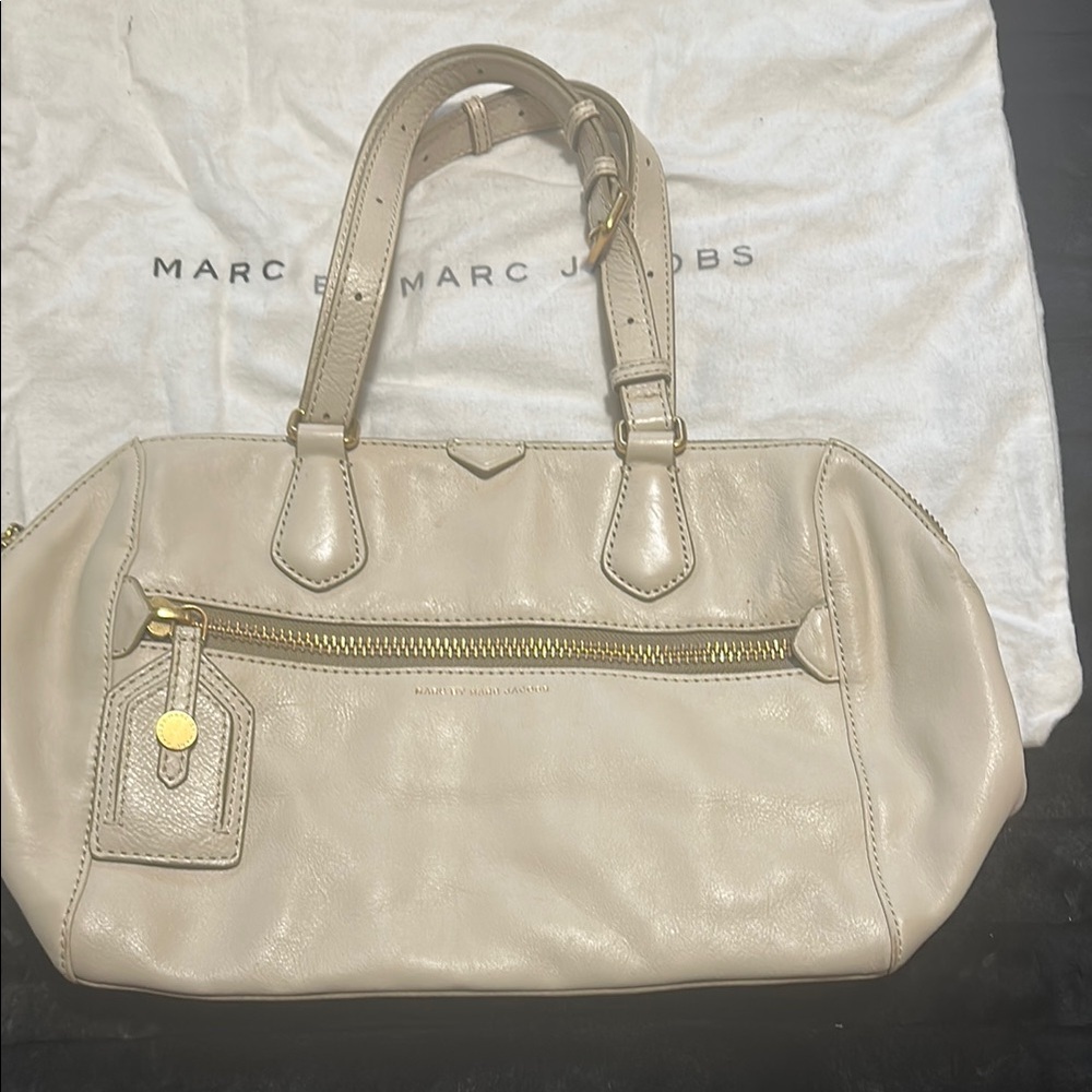Marc by Marc Jacobs Cream Satchel Bag
